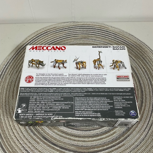 Meccano Maker System Serengeti Safari Metal Set New
Has wear to the box - Picture 2 of 2